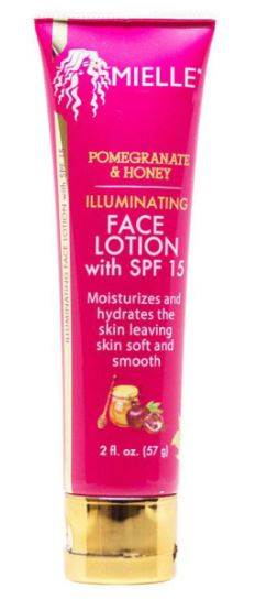 MIELLE ORGANICS POMEGRANATE & HONEY Illuminating Face Lotion With SPF 15 (2 oz.), Sareya Beauty Supply store in Calgary AB Canada
